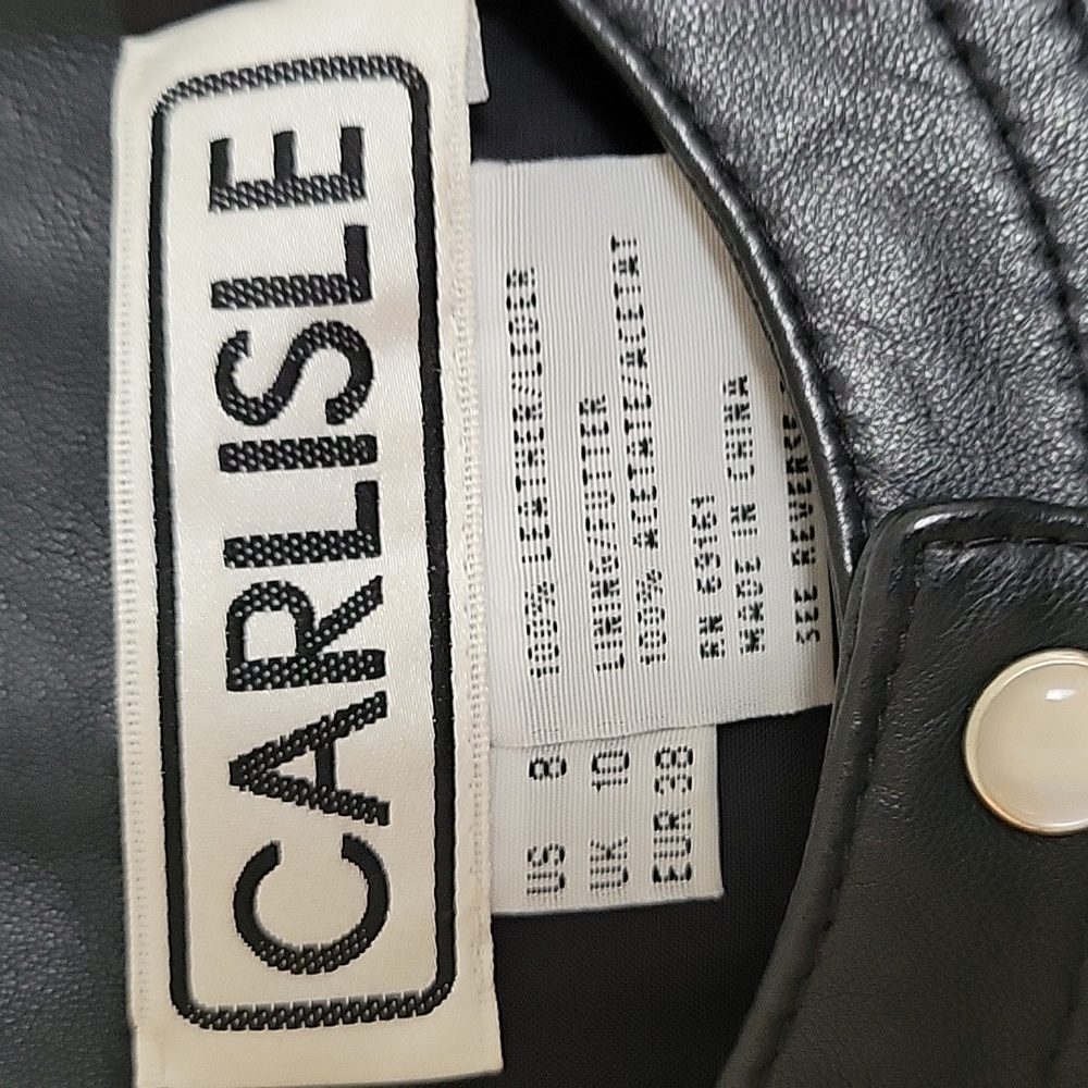 Carlisle Women's Elegant Black Leather Jacket - Picture 2 of 3